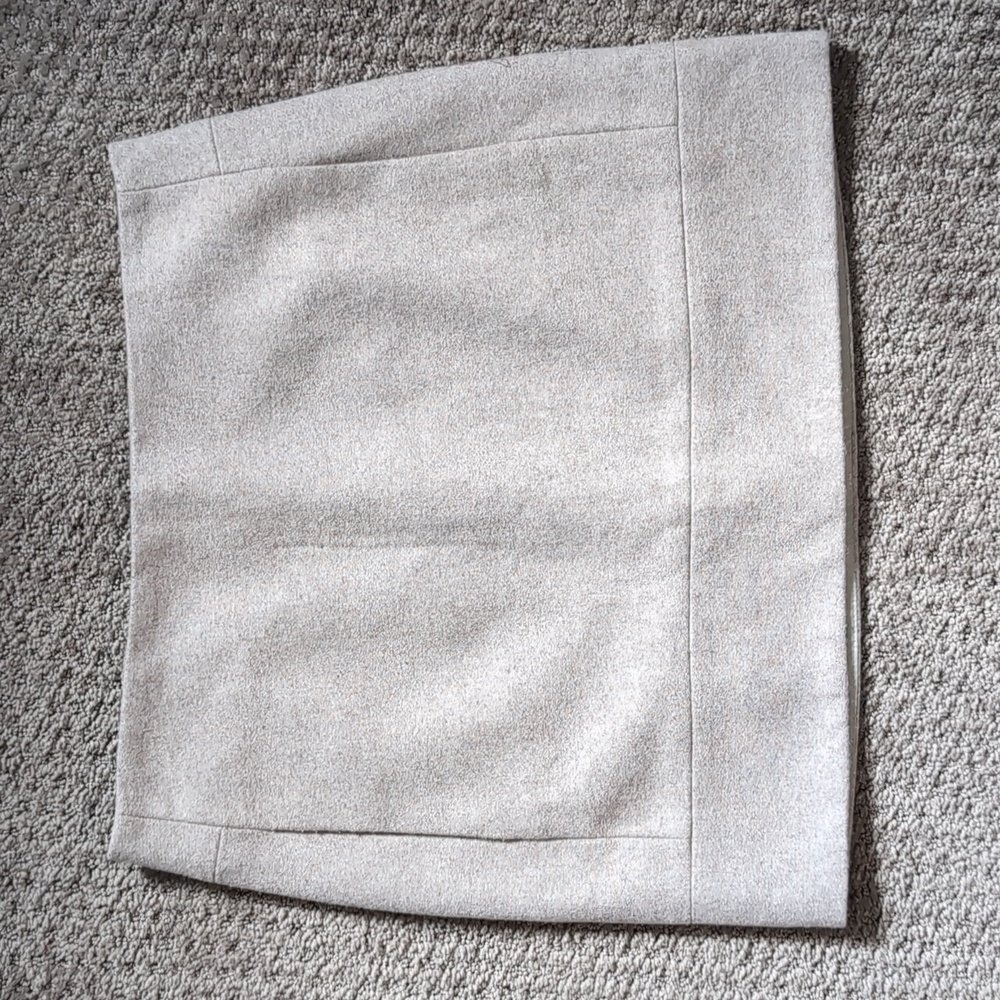 J. Crew Mini Skirt in Light Gray
